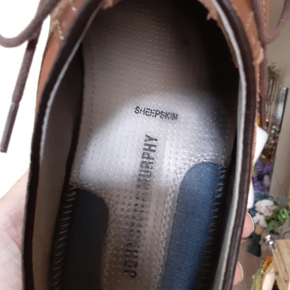 Johnston and Murphy,  FLEX SYSTEM, SHEEPSKIN, Size 11 M, Brown & Tan Saddles - Picture 7 of 13